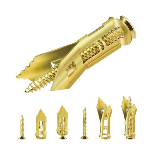 Oyuseive 70 Pcs Self Drilling Drywall Anchors with Screws Kit,
