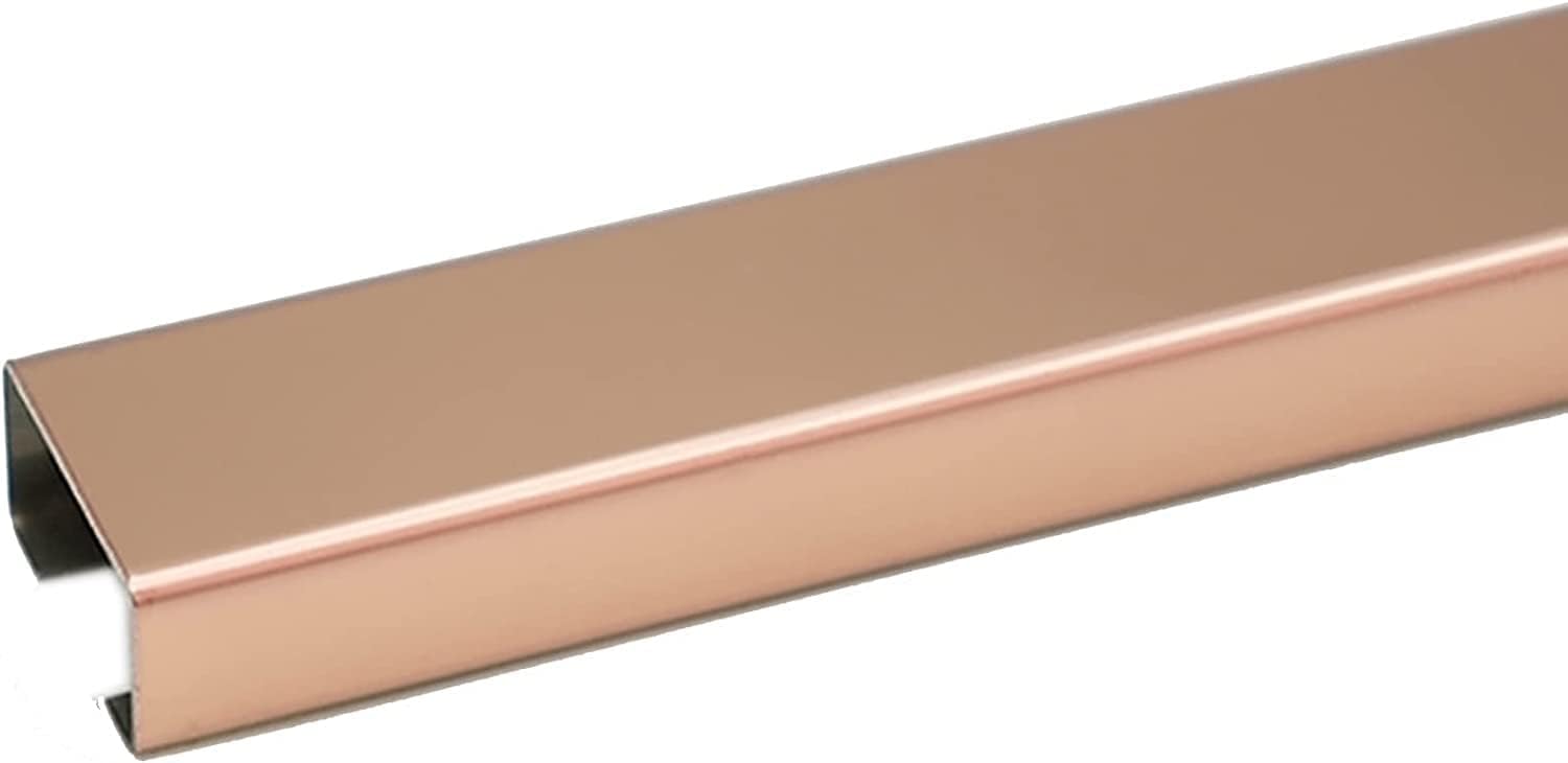 Cord Cover,Cord Covers for Wires on Floor, Metal Cord Cover for Wall Mounted Lamp TV, Stainless Steel Decorative Cable Hider(Gold,1.6X0.8 in/40X20mm)
