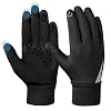 YukiniYa gant enfant hiver chaud imperméable pour la pluie légère écran tactile antidérapant pour garçons filles 3-15 ans