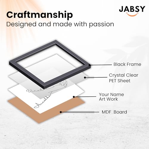 Image of Amazon Brand JABSY - Personalised Couple Name Unique Photo Frame | Wedding Engagement Anniversary Birthday Gift (CCH)