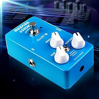 JOYO Pédale d'effet Reverb Pédale de Guitare Numérique avec 3 Effets de Réverbération (Studio, Église, Plateau) pour Guitare Electrique - True Bypass (MOIST JF-20) – Image 7