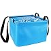 CASADIN Outdoor Faltschüssel 15 Liter, Faltbare Camping Waschschüssel mit Griff, Quadrat PVC Platzsparende Faltbarer Eimer, Faltbare Waschschüssel für Geschirr spülen, Angeln, Kühlen (Blau)