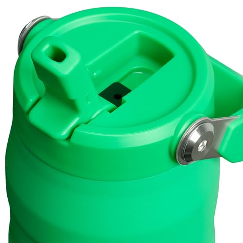 Image of Stanley IceFlow Flip Straw 2.0 Water Bottle 24 oz | Built-In Straw with Larger Opening | Lightweight and Leak Resistant | Insulated Stainless Steel | BPA-Free | Meadow