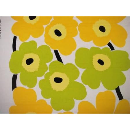 Amazon ウニッコ 柄 マリメッコ Pieni Unikko ピエニウニッコ イエロー グリーン マリメッコ生地お試しハーフサイズ 布 生地 通販 Amazon ウニッコ 柄 マリメッコ Pieni Unikko ピエニウニッコ イエロー グリーン マリメッコ生地お試しハーフサイズ 布 生地 通販