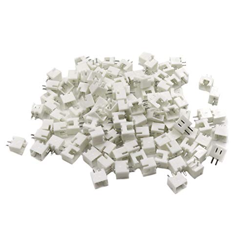 HONJIE Header Pins Connector 2pin Housing JST Adapter Cable Connector Socket 2.54mm -120pcs