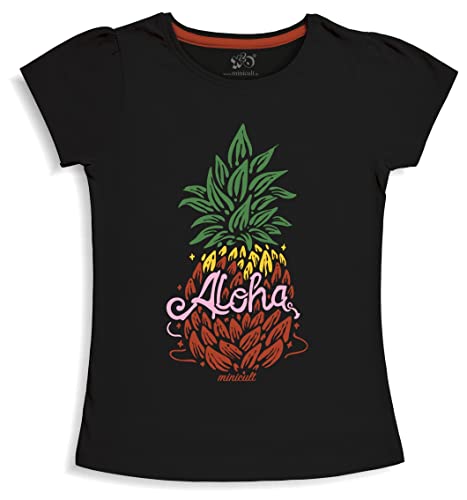 Image of X2O Girls Half sleeeves Cotton Tshirt with Cute Prints and Fun Colors(Pack of 1)