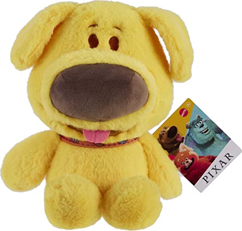 Image of Mattel Disney and Pixar Up Plush Toy, Dug Dog Stuffed Animal, 10-inch Soft Doll Inspired by Fan-Favorite Movie Character
