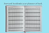 A4 Academic Diary 2026-2027 Week to View Hardback Case Bound - RED - Image 4