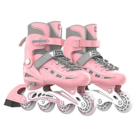 OLYSPM Adjustable Inline Skates with Light Up Wheels Cover