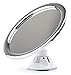 Fogless Shower Mirror for Shaving - No Fog Chrome Bathroom Mirror by Sparrow Decor - 5.75" Anti Fog Mirror Resists Fog - Suction Cup For Wall Mounting Pivots 360° & Packs Up For Travel