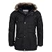 Produktbild Geographical Norway Atlas Herren Winter Jacke Parka Parker Schwarz Gr. XL