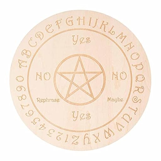 GORGECRAFT Patrón de Estrellas Tablero de Péndulo Tablero de Mensajes de Metafísica de Adivinación de Madera Tableros de Talla de Madera Adivinación Brujería Posavasos de Altar Ecológico, 149mm | Ya disponible en tu tienda friki favorita! En mundofriki.es! GORGECRAFT Patrón de Estrellas Tablero de Péndulo Tablero de Mensajes de Metafísica de Adivinación de Madera Tableros de Talla de Madera Adivinación Brujería Posavasos de Altar Ecológico, 149mm | Ya disponible en tu tienda friki favorita! En mundofriki.es!