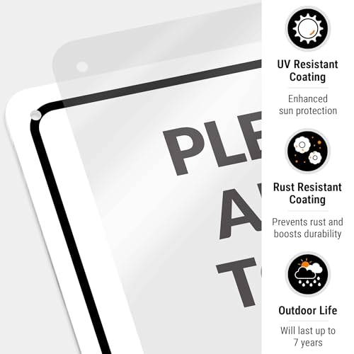 Image of Package Delivery Sign, Delivery Instructions Deliver All Package to Back Door Right Arrow Sign, 10x14 Inches, Rust Free .040 Aluminum, Fade Resistant, Made in USA