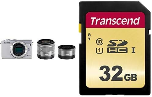 Amazon Sdカード32gbセット Transcend Canon ミラーレス一眼カメラ Eos M100 ダブルレンズキット ホワイト Eosm100wh Wlk ミラーレス一眼 通販