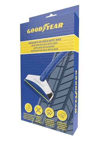 Goodyear Artic Max XL Eiskratzer mit wasserabweisendem Gummi. Robust und widerstandsfähig, aus Edelstahl und ABS, INOX