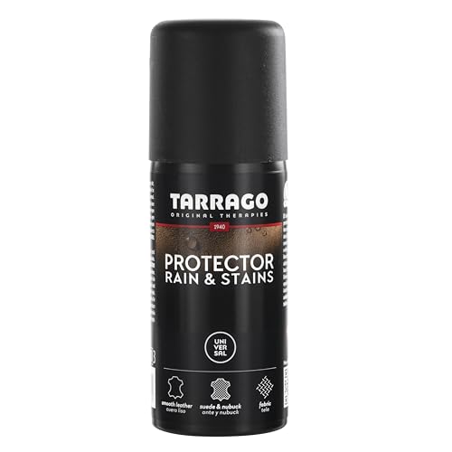 Tarrago | Universal Protector 100 ml | Waterproofing Spray for Footwear | For Leather and Textile Surfaces | Protects from Water and Rain | Invisible