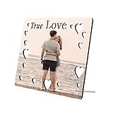 Marco De Fotos True Love Personalizable Medida 20x27cm. con Tu Texto Imagen Nombre. Varios tamaños y Formas Disponibles Regalo Original