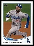 2013 Topps #594 Carl Crawford Los Angeles Dodgers (Baseball Card) NM/MT Dodgers
