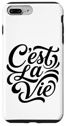 �N���V�b�N�ȃt�����X��\�� C'est La Vie �X�}�z�P�[�X iPhone 7 Plus/8 Plus �p