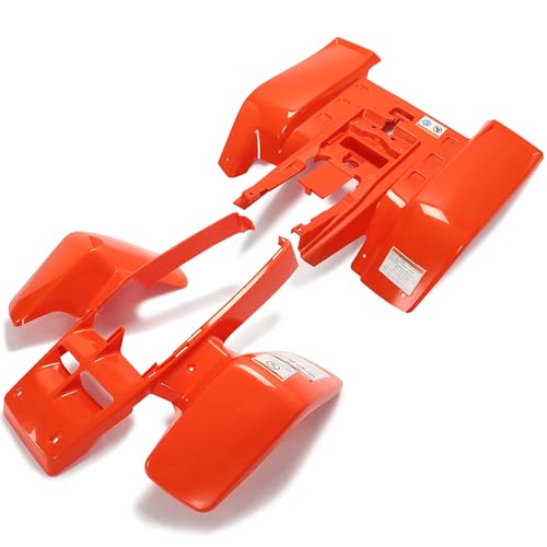 Kojem Front & Rear Fenders Body Compatible with 1987-2006 Yamaha Banshee 350 (YFZ350) Plastic - Orange