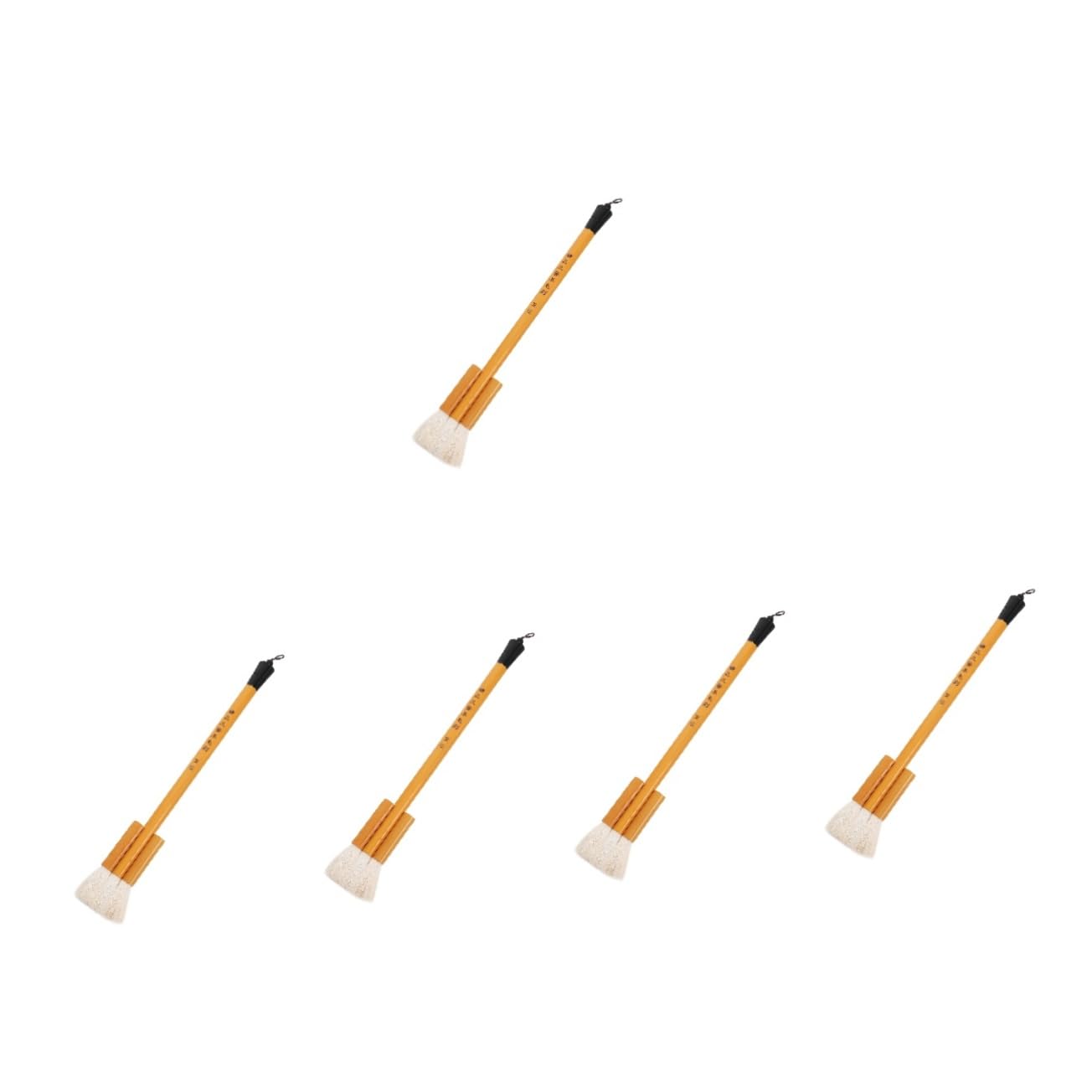 SEWACC 5piezas Pinceles De Pintura De Lana Para De Unidades Pinceles De Mano Alta Absorción De Agua Para Técnicas De Pintura y Fondo