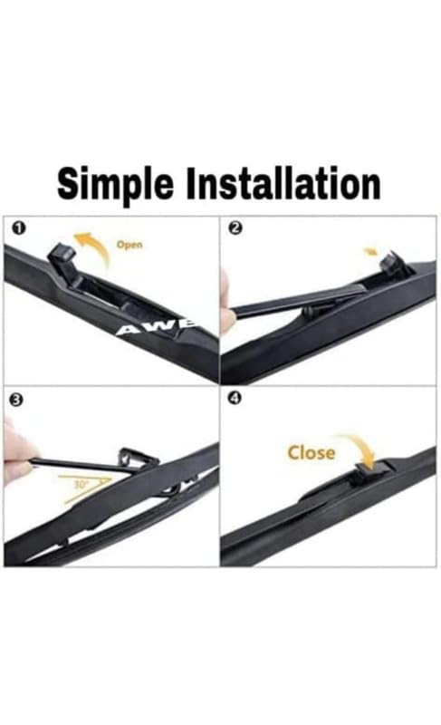 Image of AWB Hybrid Wiper Blades Compatible with Mahindra XUV 500(Pack of 2)