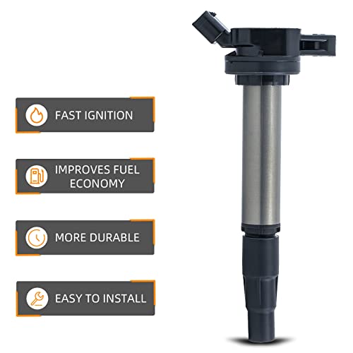 Deal Auto Electric Parts Set Of 1 New Ignition Coils Compatible With Prius Corolla Matrix Im Xd Vibe Ct200H 1.8L C-Hr 2.0L L4 Replacement For Uf-596 Uf619 C1714 #TOP4