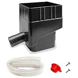 Rainwater Collection System,Rain Barrel Diverter Kit with 40"(Length) Hose,Rain Barrel Diverter Fit