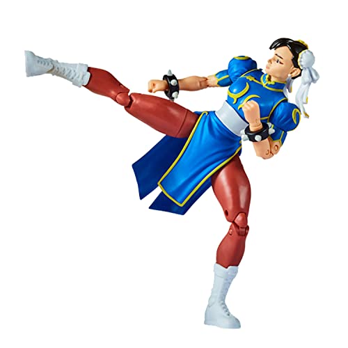 Bandai 2 Pack | Teenage Mutant Ninja Turtles Michelangelo Vs Street Fighter Chun-Li Action Figures | 6'' And Turtle With Articulation, P81252 #TOP5