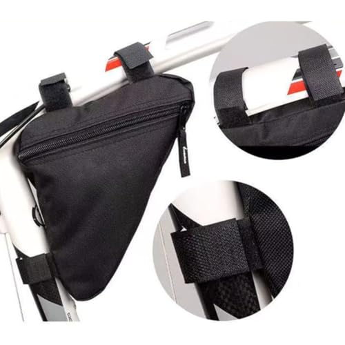 JJiaoLinin Bike Frame Triangle Bag,Cycling Waterproof Front Handlebar Bag Waterproof Bike Frame Bag Cycling Bicycle Frame Bag Bikepacking for Mountain Bike Bicycle Cycling - Image 4