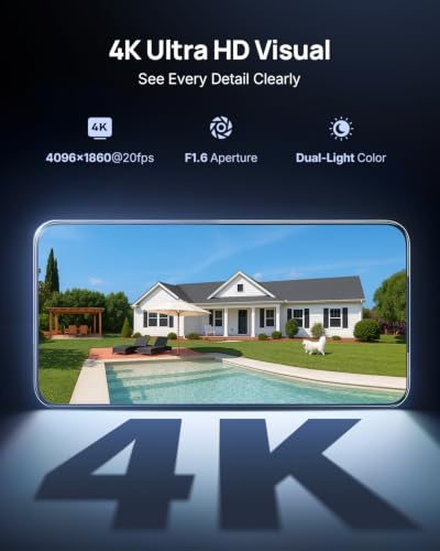 4K security camera system Package product image
