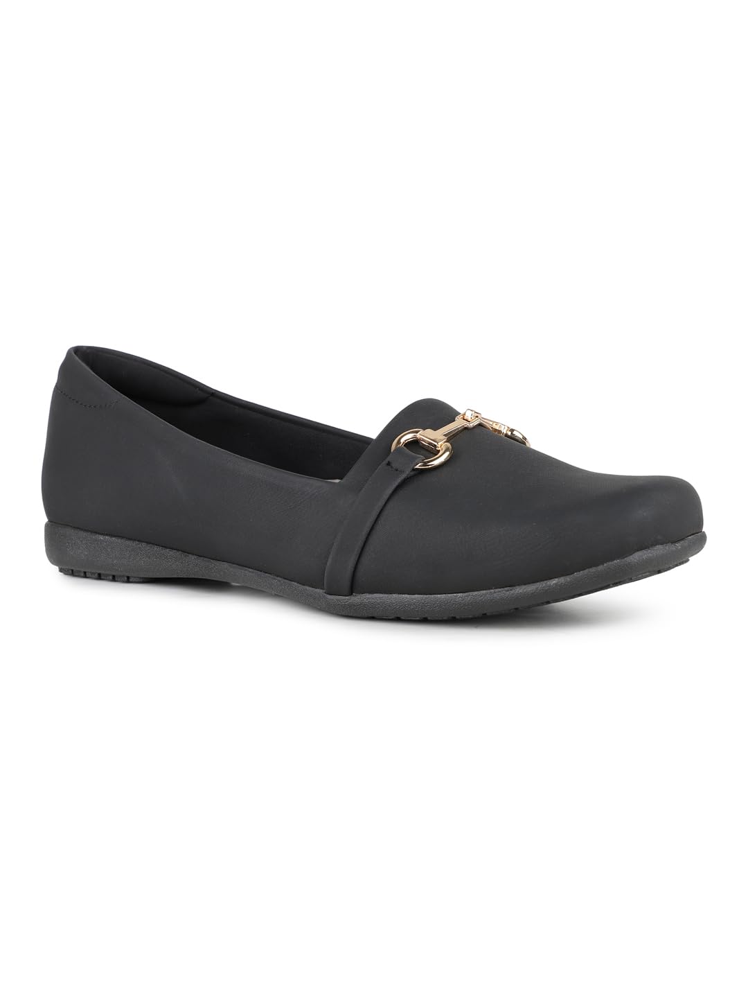 Womens Women Black Casual Solid Pointed Loafers Loafer-image-25
