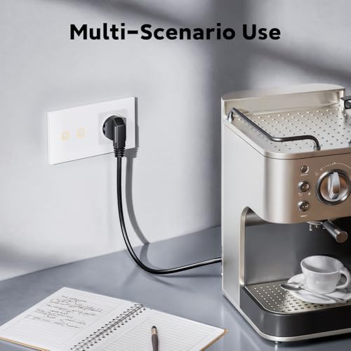 BSEEDLIFE Enchufe con Interruptor Inteligente WiFi Empotrado,Smart Interruptor con Enchufe Táctil Pared,2 Gang 1 Vía 86 * 86 mm,Compatible con Alexa y Google Home (Aplicación Tuya/Smart Life),Blanco - imagen 9