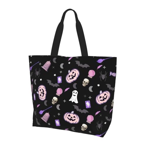 Bolso De Mano Víspera De Todos Los Santos Mujer Bolso Tote Plegable Tote Bag Elegante Bolsa De Mano Para Verano Oficina Compras