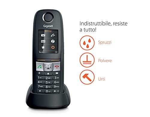 Téléphone sans fil Gigaset E630 résistant aux éclaboussures et aux chocs - vue 5