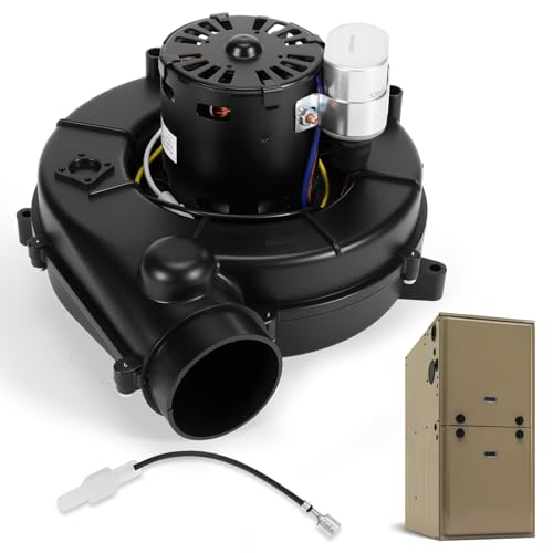 7062-6200 Furnace Draft Inducer Blower Motor 115V 3400 RPM Fit for Trane American Standard Furnaces ADH/TDH/AUH/TUH Series, etc. - Replace Fasco D342094P07 Exhaust Vent Venter Motor