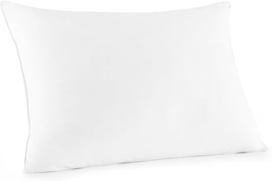 Down Alternative Pillow Queen Size - Luxury Hotel Pillow for Back Stomach & Side Sleepers with Ergonomic Support & Softness GOTS Certified Organic Casing and Lightweight & Breathable Filling Queen