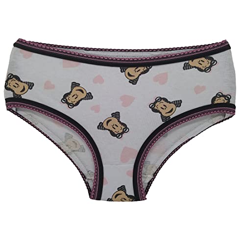 CALCINHA INFANTIL LULUZINHA ALGODÃO PENTEADO KIT COM 5 PEÇAS (GG, SORTIDAS)