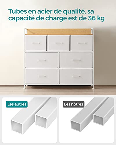 Commode 7 tiroirs anti-basculement SONGMICS