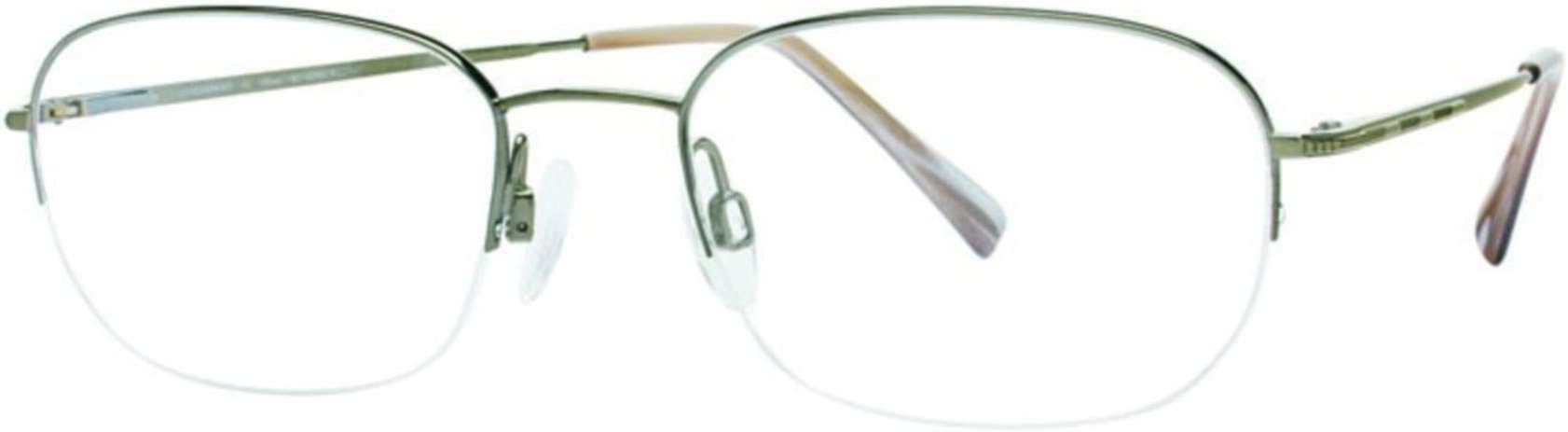 Charmant Eyeglasses TI8176 TI/8176 BR Brown Half Rim Optical Frame 53mm