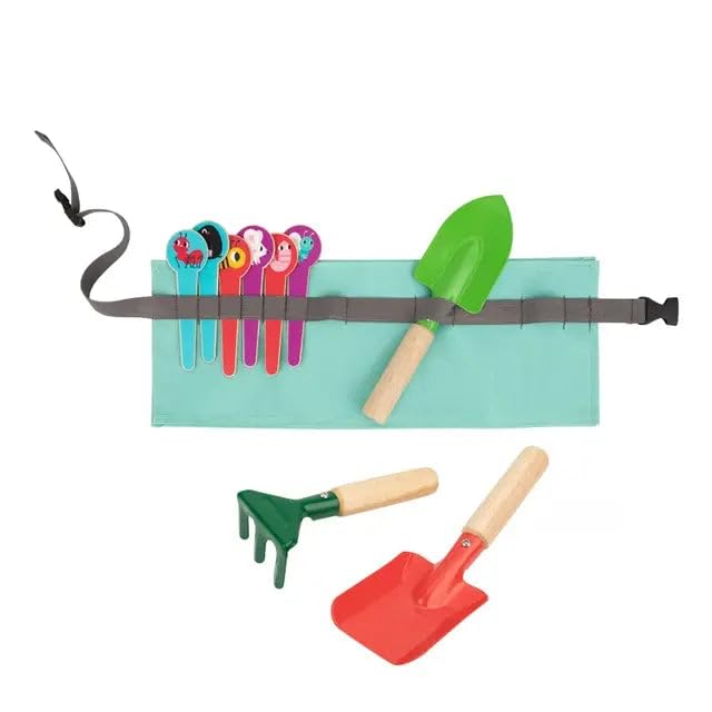 Jouets by Eduspark Wooden Gardening Tool Set – Kids Pretend Play Garden Kit with Tools, Gloves & Tote Bag – Montessori Outdoor Role Play Toy for Boys & Girls Ages 3+-picture-10