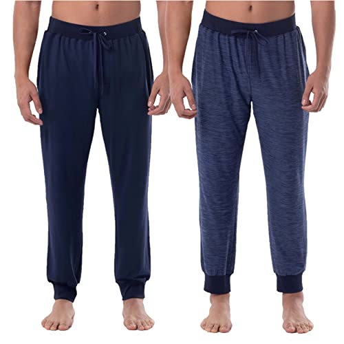 Joseph Abboud mens Jogger Sleep Pajama Lounge Pants (2-pack)
