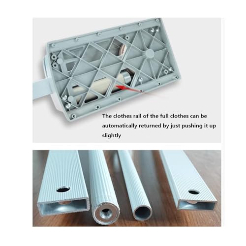 Penderie escamotable hydraulique pour placard haut difficile d'accès - 5