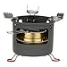 Docooler Camping Outdoor-Geist Alkohol Burner Campingkocher Spiritus-Ofen Bracket Support Set