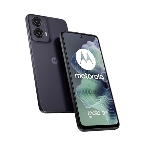 Motorola Moto g35 5G - Smartphone (pantalla FHD+ de 6,72', cámara de 50 MP, 8/128 GB, batería de 5000 mAh, resistente al agua), color negro