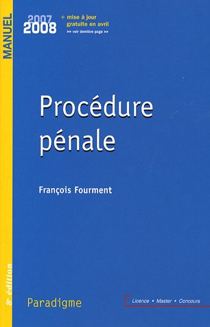 Télécharger Procédure pénale Francais PDF