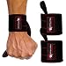 Dark Iron Fitness Leather Weight Lifting Wrist Wraps - Brace for Lifting