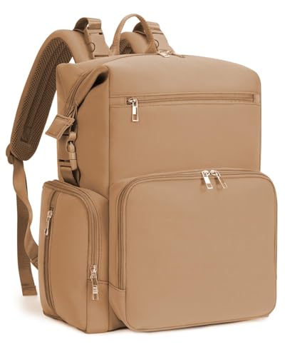 CEI-CEI Neopren Wickelrucksack Große Wickeltasche für Neugeborene, wasserdichter Reise-Rucksack für Mama und Papa mit isolierten Fächern und Wickelunterlage