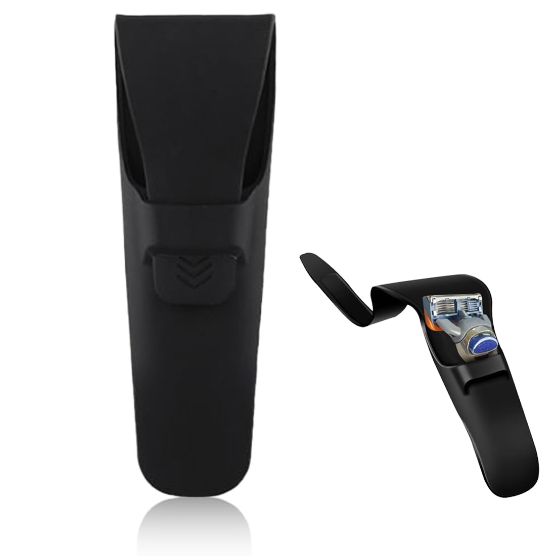 IKOPFLN Custodia rasoio sicurezza del silicone di viaggio impermeabile per Gillette Parker, 1 pezzo