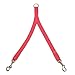 Mendota Pet 2 Dog Coupler - Dog Leash - Made in The USA - Red, 9/16 in x 24 in